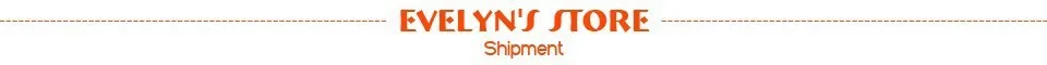 Evelyn's shipment
