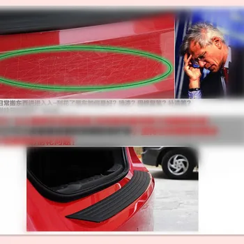 

Car Styling Rubber Rear Guard Bumper Protector Trim cover For Volkswagen VW Polo Passat B5 B6 CC GOLF 4 5 6 Touran Bora Tiguan