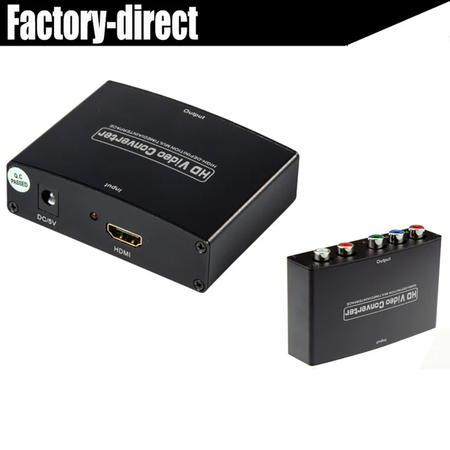 HDMI to Component YPbPr+R/L AV CONVERTER HDMI INPUT AND COMPONENT OUTPUT WITH POWER supply HDMI to Component YPbPr+R/L AV CONVERTER HDMI INPUT AND COMPONENT OUTPUT WITH POWER supply