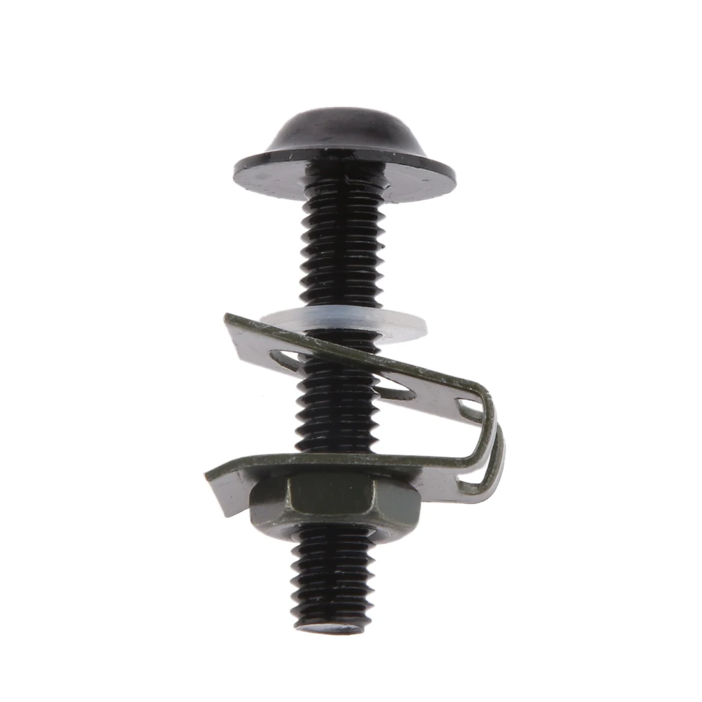 10X M6 Universal Motorcycle CNC Sportbike Fairing Spring Body Bolt Scooter Nuts Bolts Kit Screw Spire Speed Fastener Clip 