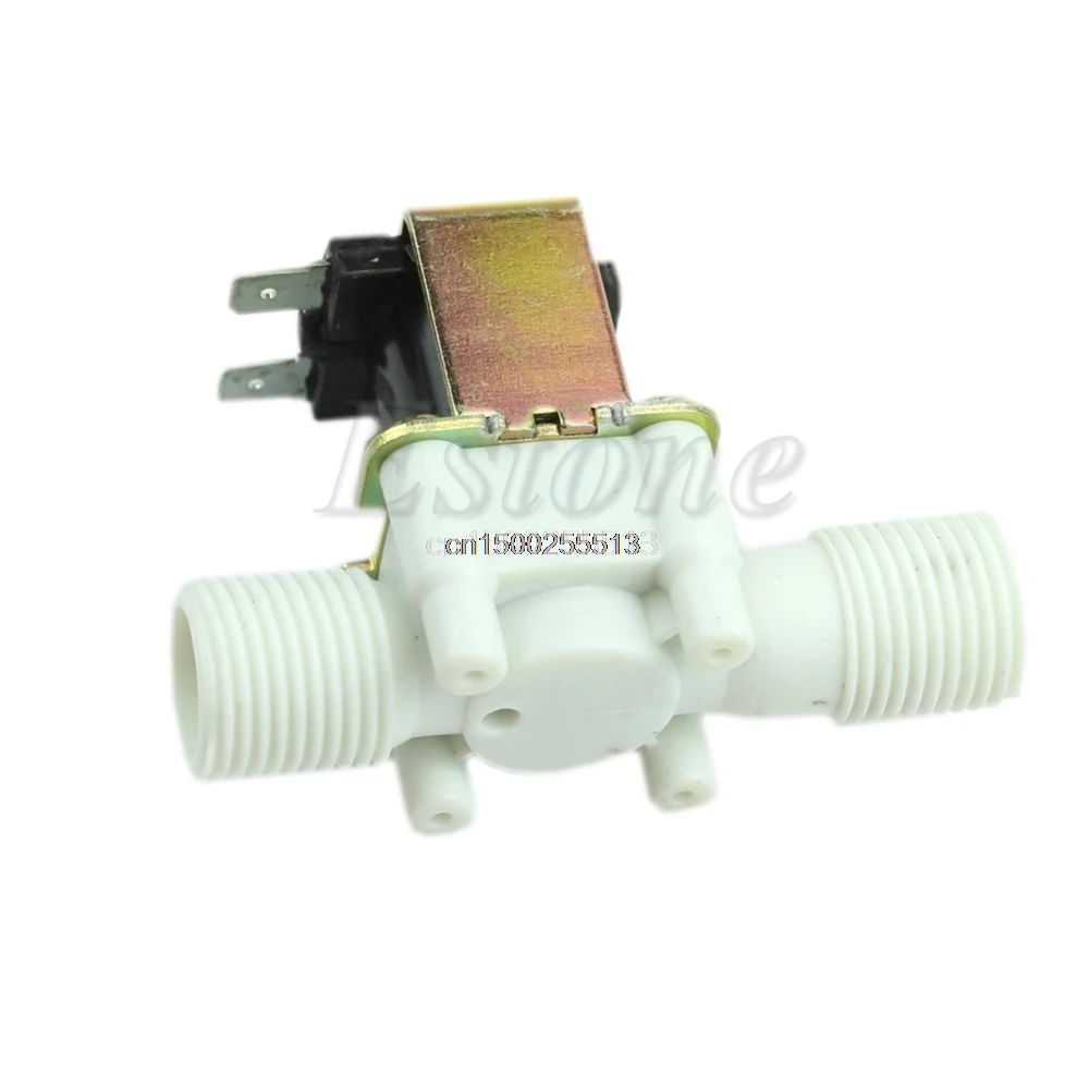 

New Electric Solenoid Valve Magnetic DC 12V N/C Water Air Inlet Flow Switch 1/2