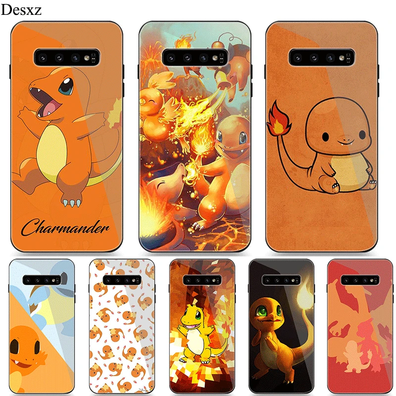 

Mobile Phone Case For Samsung A10 A20 A30 A40 A50 A60 A70 S7 Edge S8 Plus Note 8 9 S10 Cover Charmander Pokemon Shell