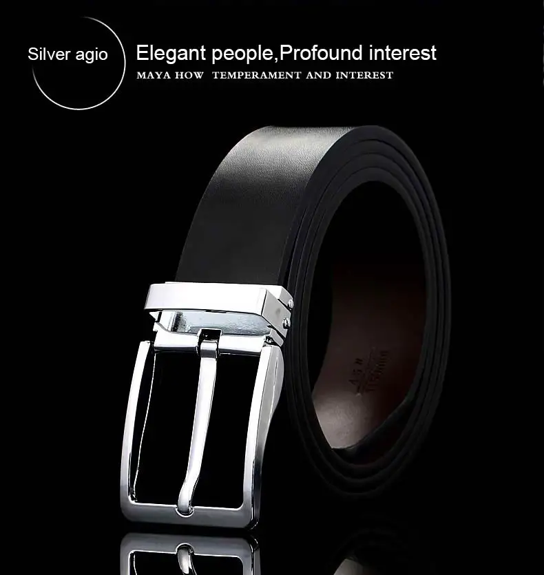 DOULILU New Designer Belts Men High Quality Luxury Brand Leather Belt Pin Buckle Black Business Trouser Strap Cinturones Hombre Cinto1 (17)