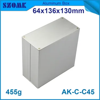 

4pcs/lot new supplier aluminium housing enclosure control box for GPS tracker 64*136*130mm