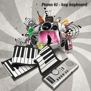 

61 Keys Universal Flexible Roll Up Electronic Piano Soft Keyboard Piano