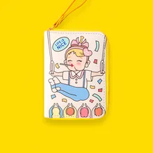 Женские кожаные кошельки с карманом для монет на молнии из искусственной кожи, мини-кошелек с отделением для монет, высокое качество, Женский кошелек cartera