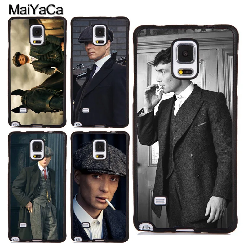 

MaiYaCa Thomas Shelby Peaky Blinders Soft TPU Full Cover For Samsung S5 S6 S7 Edge S8 S9 S10 Plus Lite Note 9 8 4 5 Phone Case