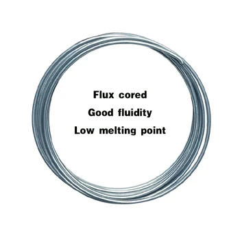 

Aluminum Repairing Welding Rods WE53 Flux Cored Low Temperature Brazing Wire 10pcs 500x1.6mm No Need Solder Powder