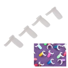 Hot Sale Nails Beauty 50 Pcs Plastic Acrylic Full Nail Polish UV Gel Colors Pops Display False Nails Art Ring Style Tips D