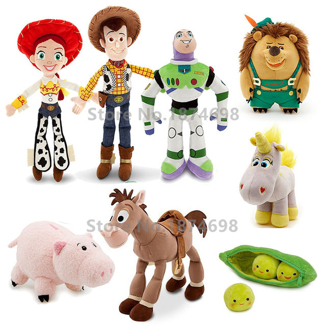 New Woody Buzz Lightyear Bullseye Horse Peas in a Pod Dolly Clown Mr