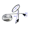 LMoDri Motorcycle Back View Mirror Electric Bicycle Rearview Mirrors Moped Side Mirror 8mm Round ► Photo 2/6
