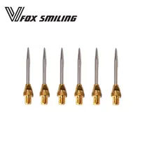 6 шт. стальной наконечник 28 мм Профессиональный сменный дротик аксессуары Fox Smiling наконечники для дротиков