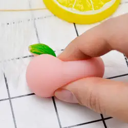 1 шт. мини-персик Squeeze забавная игрушка мягкий стресс и тревога помощи игрушки DIY Декор головоломка игрушка