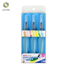 От CONDA: многоразового Краски щетки 3 шт./компл. водяная кисть, чернильная ручка воды Цвет мягкой головкой каллиграфия рисунок Краски ing товары для рукоделия