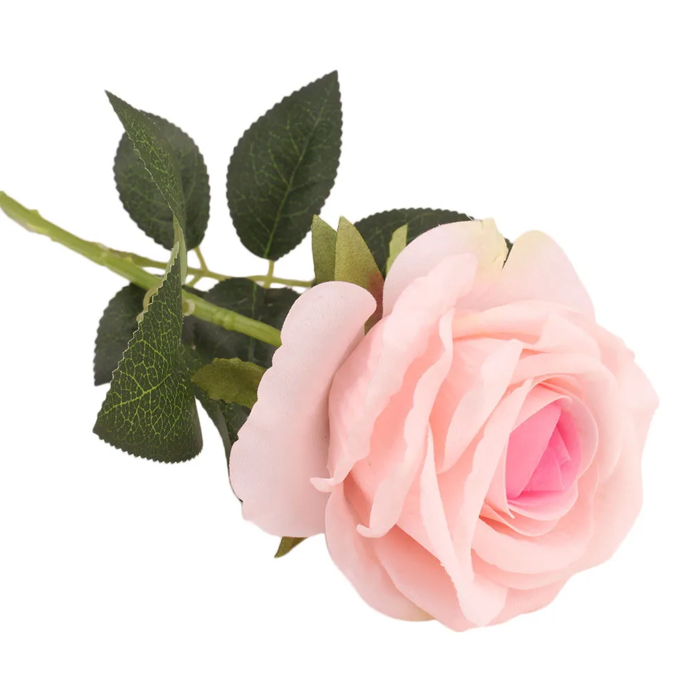 Tulip Buatan Bunga Mawar Biru Merah Muda Pu Lateks Real Touch