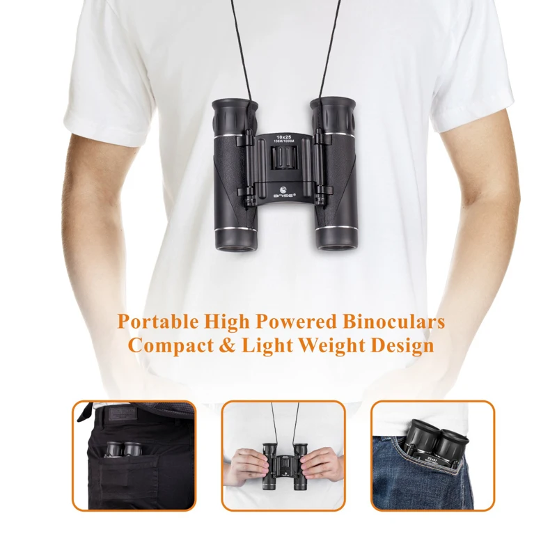 Kids Binoculars Concerts 10x25 Light Weight Binocolo Portable Outdoor Toy For Children BNISE Kids Binoculars Concerts 10x25 Light Weight Binocolo Portable Outdoor Toy For Children BNISE
