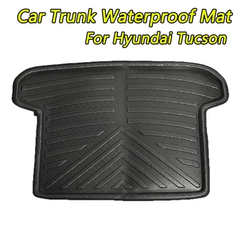 

Car Rear Trunk Cargo Waterproof Mat Tailored Boot Liner Tray Carpet Protective Pad For KIA Sportage For Hyundai Tucson 2016~2018