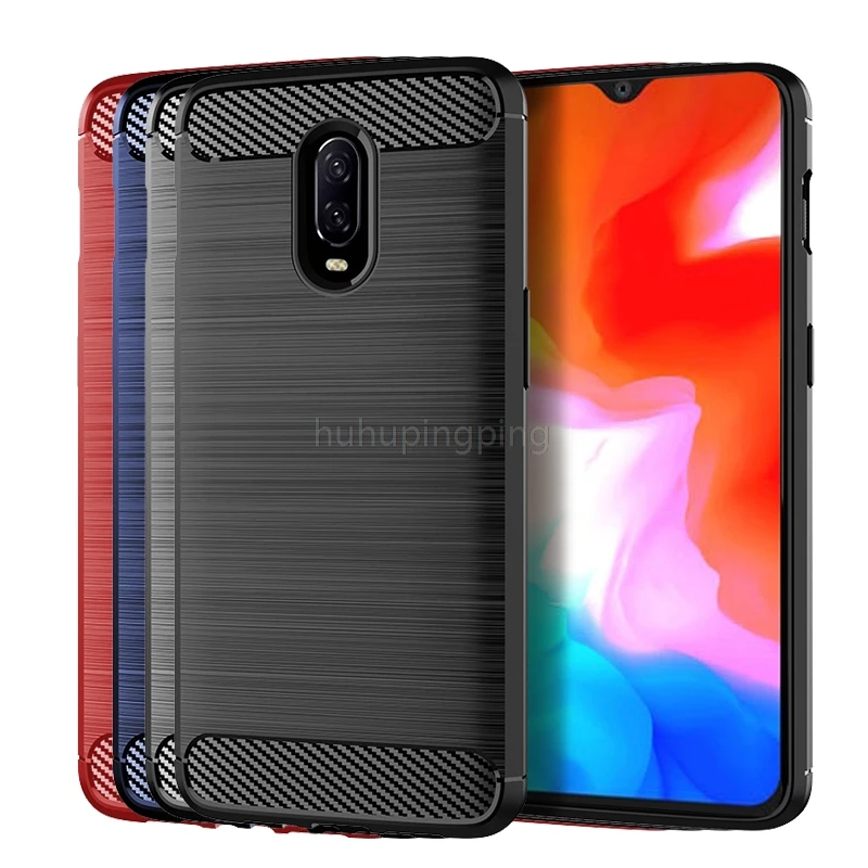 

Bamboo Bushed Glossy Soft Silicone TPU Durable Armor Case for OnePlus 6T/6 5T/5 Anti-Finger Shock Proof Cover