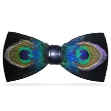 Мужские модные галстук-бабочка женские мужские галстуки Papillon Kravat Gravata Cravate высокое качество галстук ручной работы перо павлина