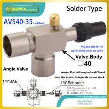 Válvulas de ângulo de trabalho como peças de reposição e acessórios para a GESTÃO de RECURSOS HUMANOS/HRP/RHS/HLM/HLH/HCM/HCP compressores scroll em refrigeração