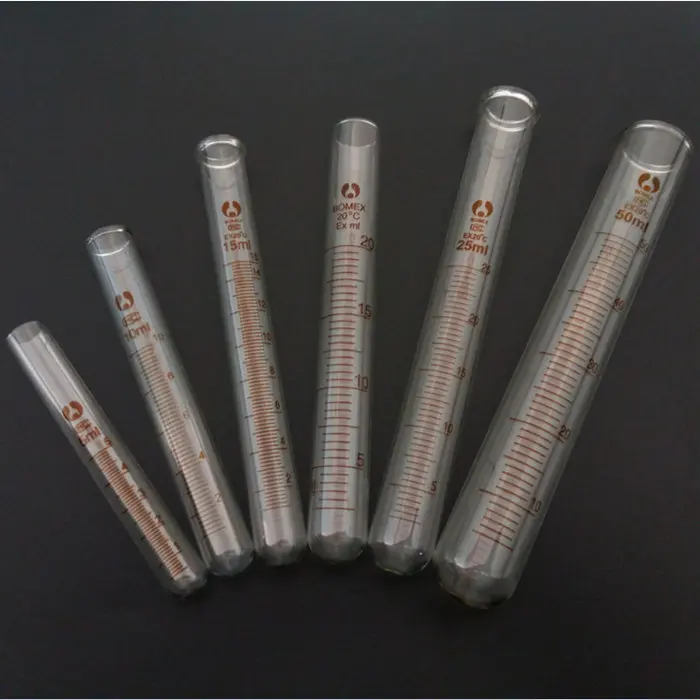 Graduated glass test tube-4