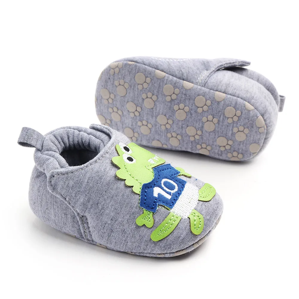 Новинка весны милый животных печати детская обувь мягкие туфли для малышей для новорожденных девочек и мальчиков первые ходоки От 0 до 1 года