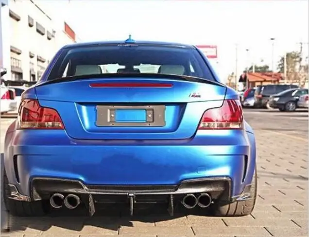 

JIOYNG Carbon Fiber Car Rear Wing Trunk Lip Spoilers Fits For BMW 1 Series E82 E88 120i 135i 128i 2008 2009 2010 2011 2012