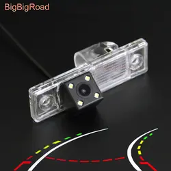 BigBigRoad автомобиль интеллектуальные динамический треков заднего вида Камера для Chevrolet Chevy Matiz/Nubira/Lanos/Холден Cruze 2009 -2012