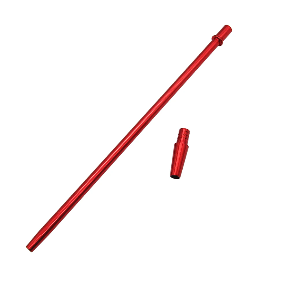 HORNET длинный шток из чистого алюминия, кальян, кальян, аксессуары для кальяна, наргиле - Цвет: Красный