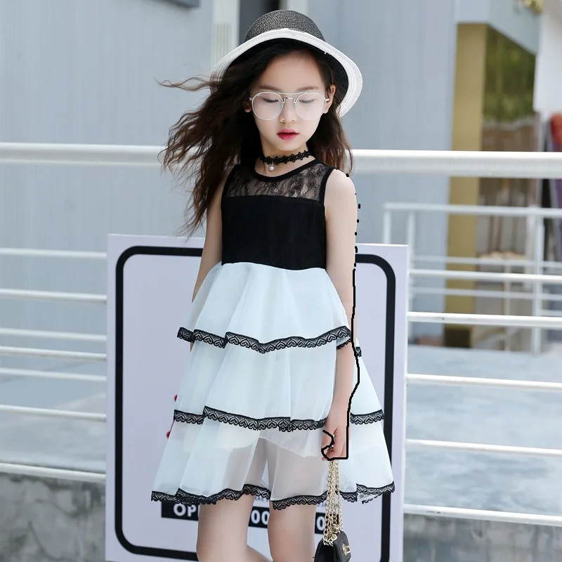 

4-14 Year Multi-layer Girl Dress 2019 Lace Cake Dress Christmas Princess Dress Girl Dresses Baby Girl Clothes