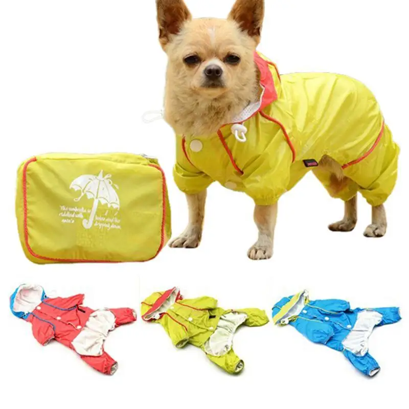 Dog Raincoats for Dog Clothes Waterproof Pet Raincoat For Puppy Dogs
