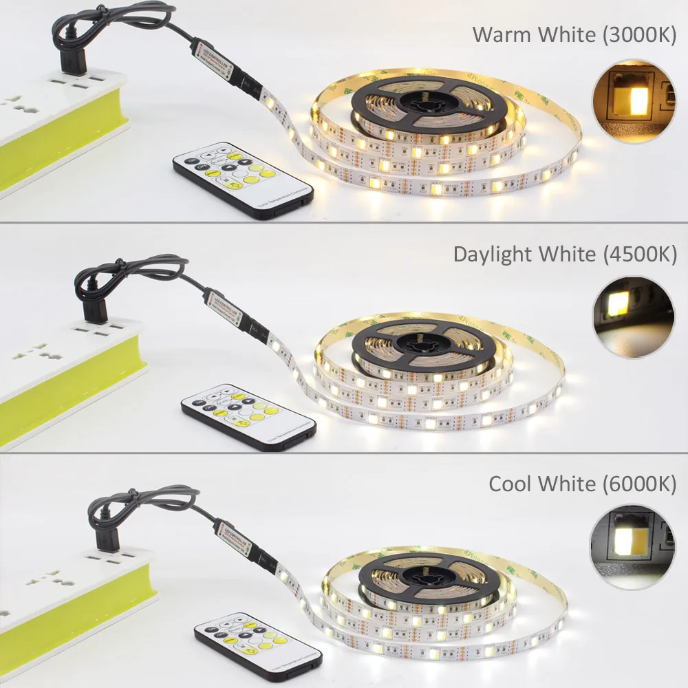 Dual White USB LED Strip Light