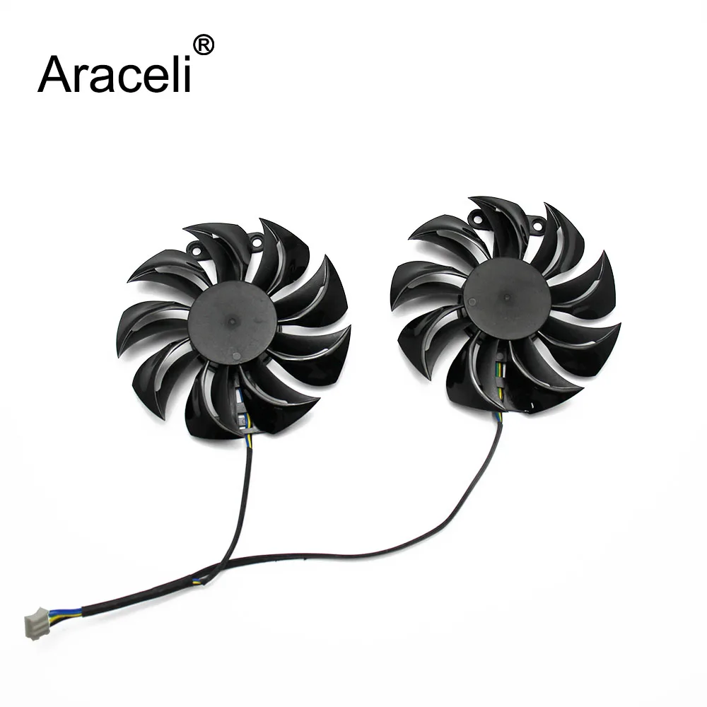 GA91S2U PowerColor Red Dragon RX480 RX580 RX470 GPU Graphics Alternative Cooler fan For RX 580/480/470 Video Card Cooling Fans