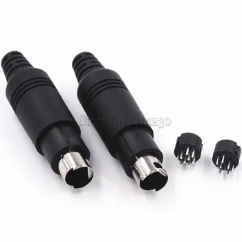 

MINI DIN9 welding line S Terminal PS2 Power MINI DIN 9P Male Socket