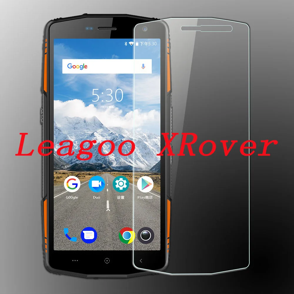 Smartphone 9H Tempered Glass  for Leagoo XRover  Explosion-proof Protective Film Screen Protector cover phone