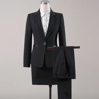 ACRMRAC Women suits Solid color Slim jacket Suit pants OL Formal Women pants suits Womens business suits
ACRMRAC Women suits Solid color Slim jacket Suit pants OL Formal Women pants suits Womens business suits