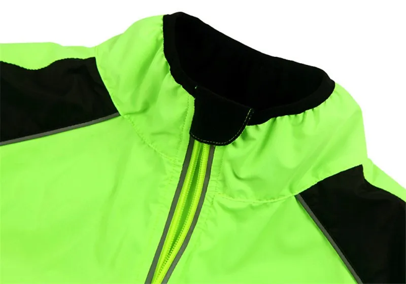 Куртка для отдыха на природе, мотоциклетная куртка для велоспорта, Мужская Светоотражающая флуоресцентная зеленая велосипедная Джерси, MTB велосипедная водонепроницаемая куртка