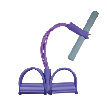 

Latex Pedal Exerciser Women Men 4 Tube Strong Fitness Resistance Bands Sit Up Pull Ropes yoga fitness exercise equipment