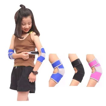 

1 Pair New Kids Children Breathable Sports Elbow Pads Support For Outdoor Roller-skating Dancing Baketball Football Protector