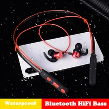 HiFi Bluetooth Neckband Earphone Wireless Headphones Sports Earbud Stereo Bluetooth Headset with Mic for xiaomi all phone sports super bass wireless headphones bluetooth earphone with mic hifi stereo bluetooth headsets for phone headset gamer xiaomi