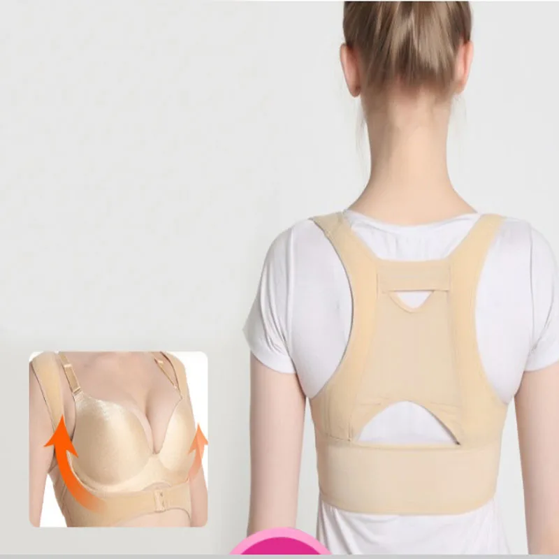 

Adjustable Clavicle Brace Shoulder Support Strap for Women Improve Sit Walk Prevent Slouching Back Care Posture Corrector