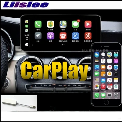 Top Liislee Car Multimedia Player NAVI CarPlay Adapter For Mercedes Benz MB E Class W212 E200 2009~2016 Car Radio GPS Navigation 1