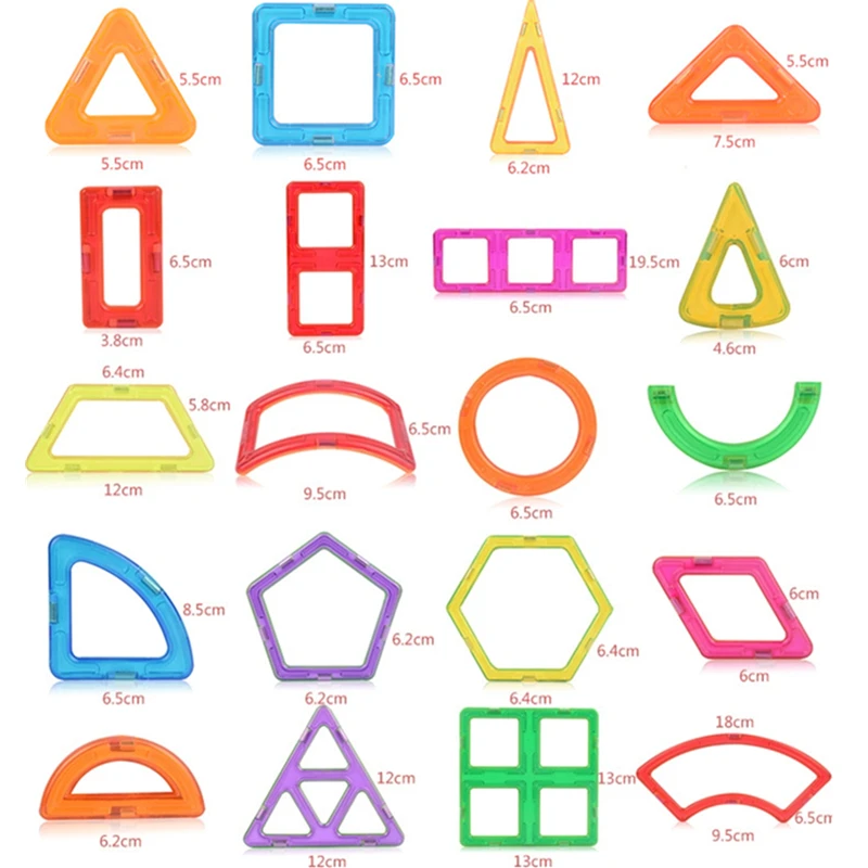 1pcs Magnetic DIY font b building b font blocks parts construction toys for toddlers Designer magnetic