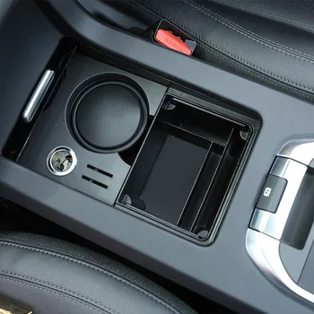 

For Land Rover Discovery Sport 2015 2016 2017 2018 Plastic Central Cup Holder Multifunction Storage Box Phone Tray Accessory