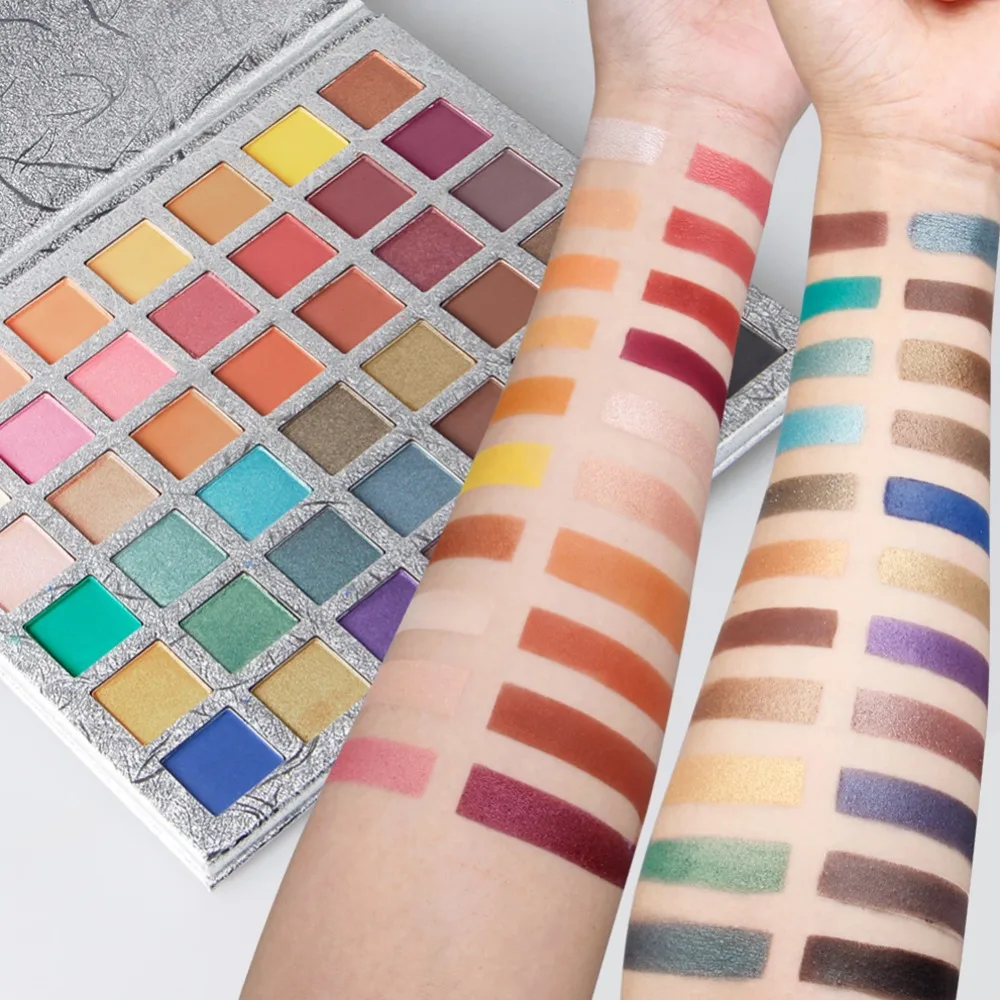 

42 Colors Shimmer Matte Eyeshadow Palette Professional Make up Lasting Waterproof Eye Shadow Makeup Palette Powder