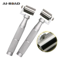 Home Wallpaper Wallpaper Stainless Steel Pressure Wheel Wallpaper Construction Tools Seam Flat Roller Wheel With Bearing