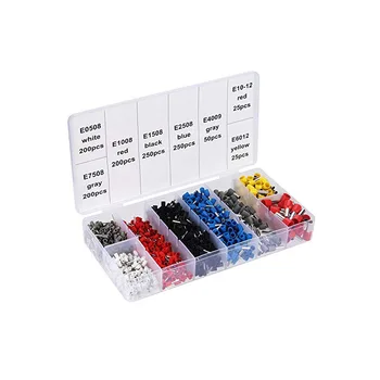 

Wire Connector Kit 1200 PCS Wire Connectors Assortment Insulated Ferrules Wire Crimper Terminal Connector Insulation Terminal
