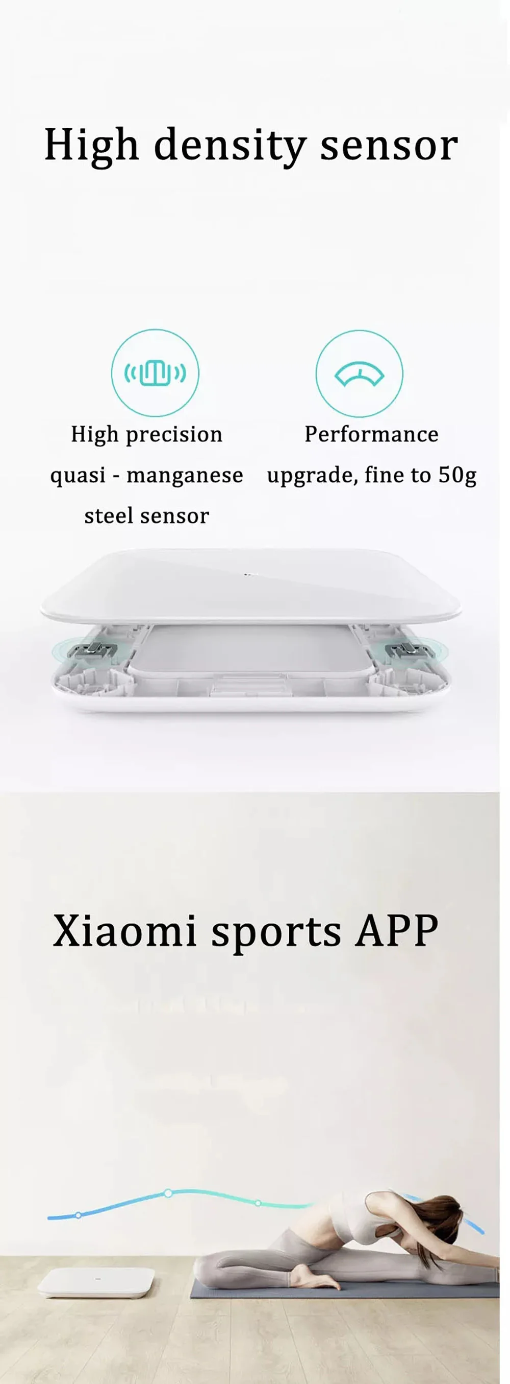 Original Xiaomi Mijia Scale 2 Mi Smart Health Weight Scale Bluetooth 5.0 Digital Scale Support Android 4.3 iOS 9 Mifit APP