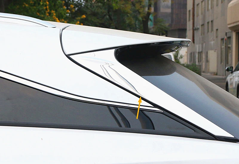 JY SUS304 Rear Window Side Triangle Sill Trim Car Styling Accessories For LEXUS RX 200t/350/450h