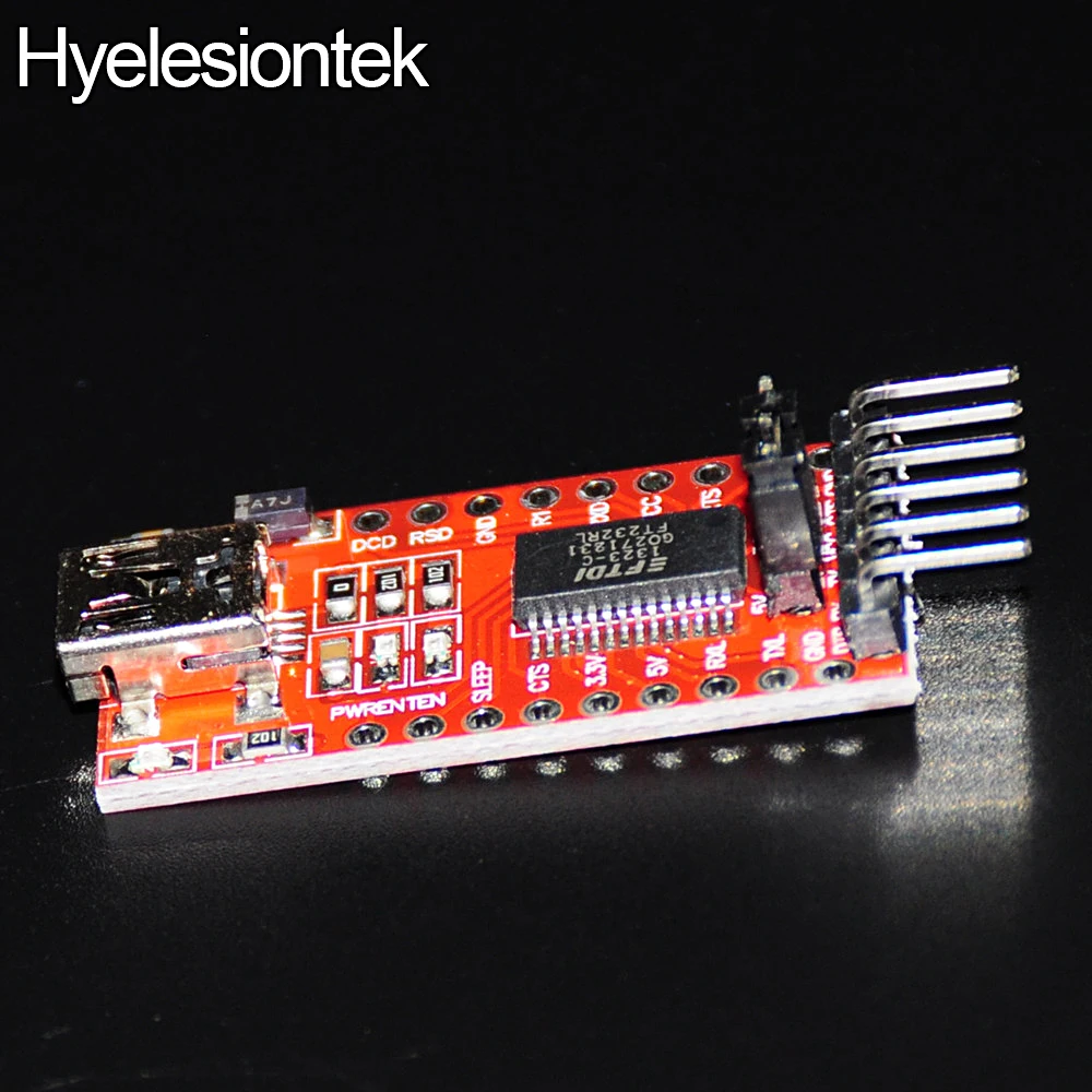 

Mini USB Port FT232RL FT232 Serial Adapter Switch FTDI Module Board Converter USB To TTL Mini 3.3V 5V FT232RL For Arduino